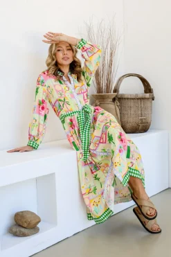 Fashion Express Parisian Maxi Shirt Dress | Summer in Paris