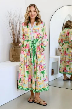 Fashion Express Parisian Maxi Shirt Dress | Summer in Paris