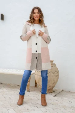 Fashion Express Times Square Coatigan | Blush