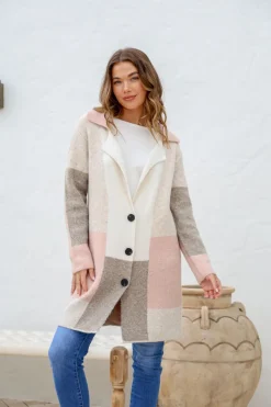 Fashion Express Times Square Coatigan | Blush