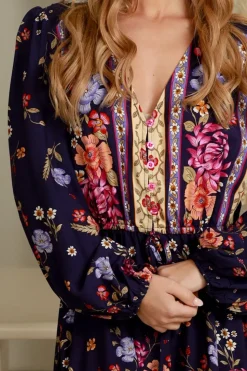 Fashion Express Zayla Mini Dress | Royal Florals