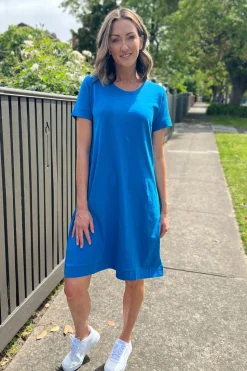 FOIL Frock & Roll Dress | Azure