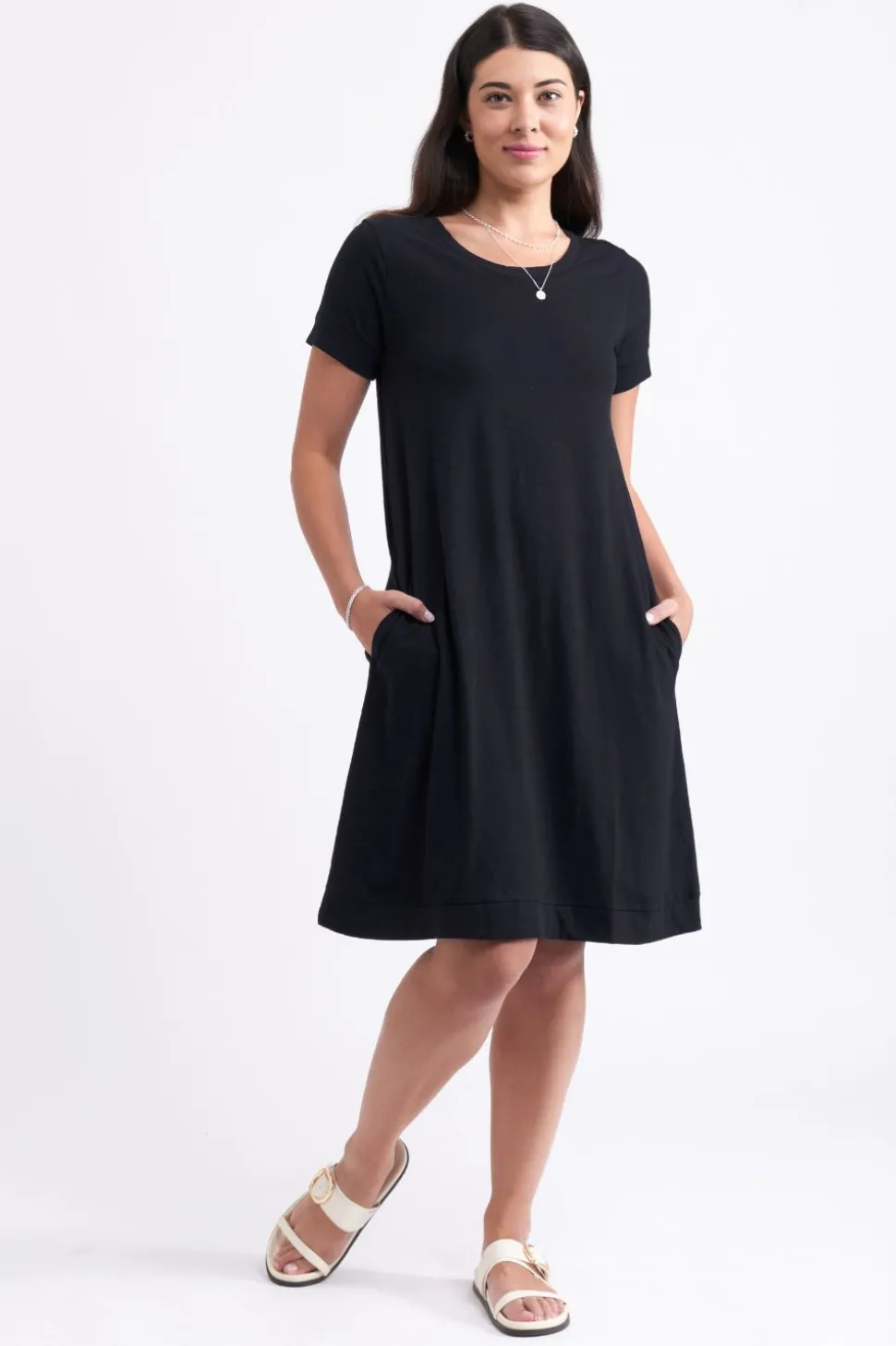 FOIL Frock & Roll Dress | Black