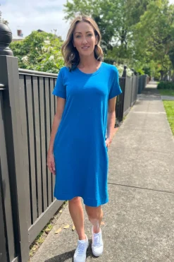 FOIL Frock & Roll Dress | Azure