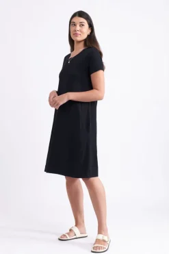 FOIL Frock & Roll Dress | Black