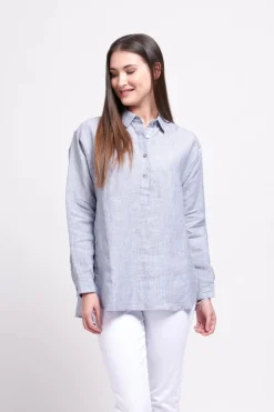 Foil High Roller Shirt | Chambray