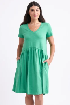 FOIL New Girl Dress | Kelly Green