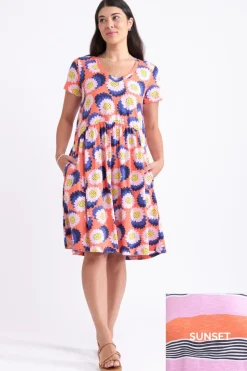 FOIL New Girl Dress | Sunset