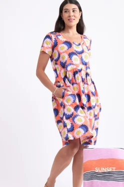 FOIL New Girl Dress | Sunset