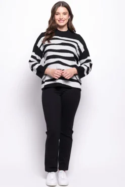 FOIL Zip Code Sweater | Mono Tiger