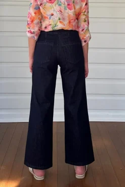 Gordon Smith Hudson Wide Leg Jean | Dark Denim