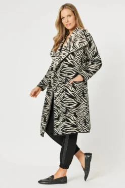 Hammock & Vine Serengeti Knit Jacket | Natural/Black