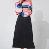 Haven Dalton Denim Skirt | Slate