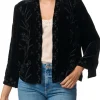 Johnny Was Aria Velvet Bolero | Black
