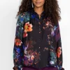 Johnny Was Jolene Ruffle Blouse | Midnight