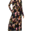 Johnny Was The Janie Favourite Long Sleeve Tiered Henley Dress | Soundbath