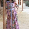 Kachel Amelia Maxi Dress | Multi
