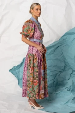 Kachel Amelia Maxi Dress | Multi