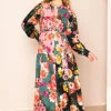 Kachel Sherri Maxi Dress | Multi