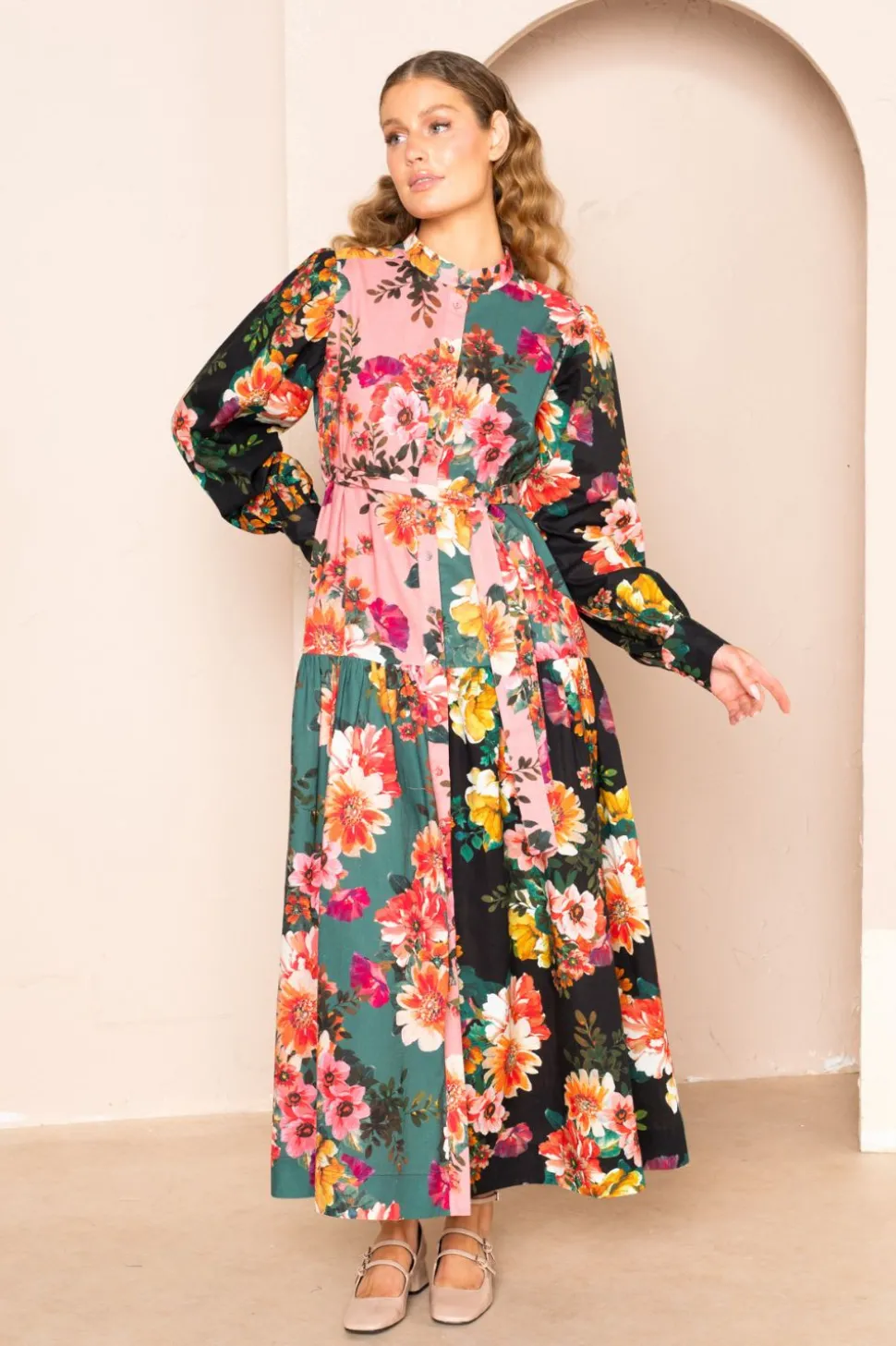 Kachel Sherri Maxi Dress | Multi