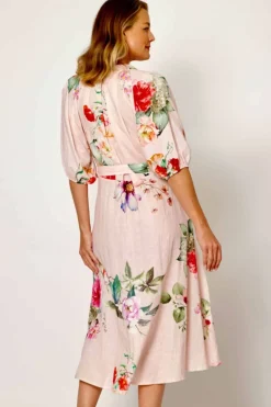La Strada Calista Shirt Dress | Pink Floral
