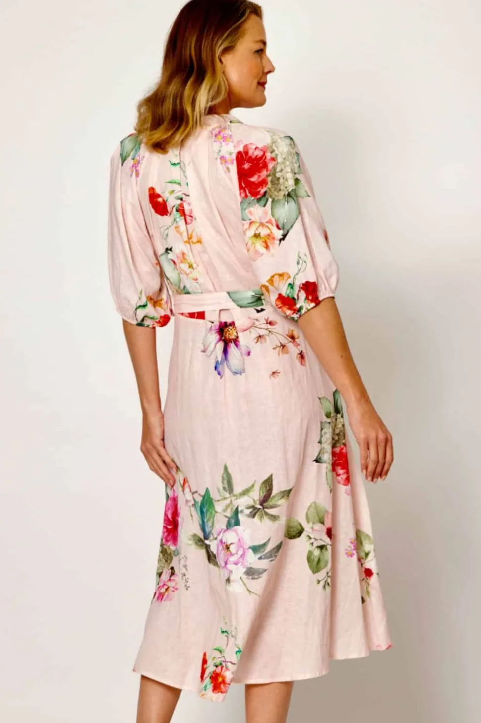 La Strada Calista Shirt Dress | Pink Floral