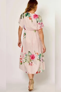 La Strada Vesper Wrap Dress | Pink Floral