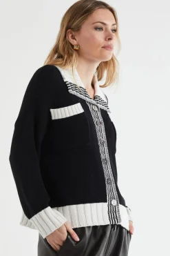 LD+Co Cotton Jacket | Black/Winter White