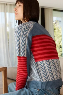 LD+Co Textured Cardi | Dark Denim