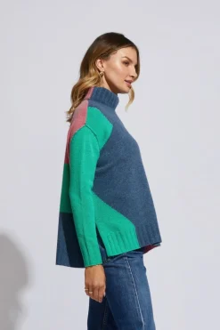 LD+Co Ziggy Zag Jumper | Denim