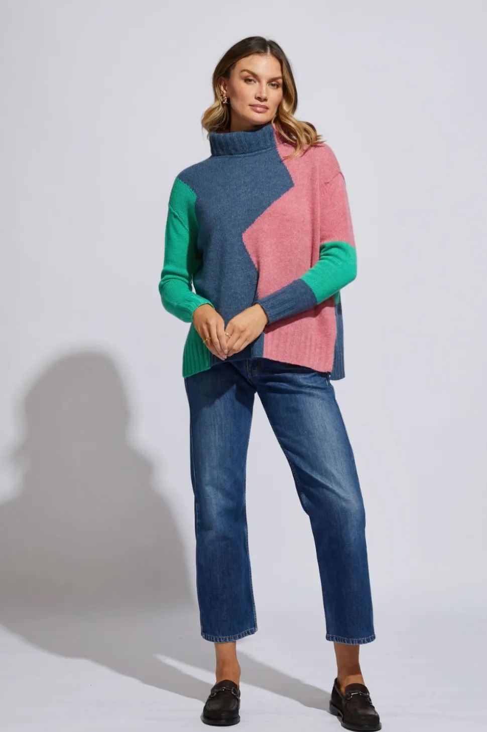 LD+Co Ziggy Zag Jumper | Denim