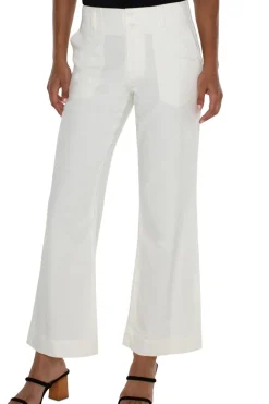 Liverpool Los Angeles Hannah Flare Eco Jean | Soft White