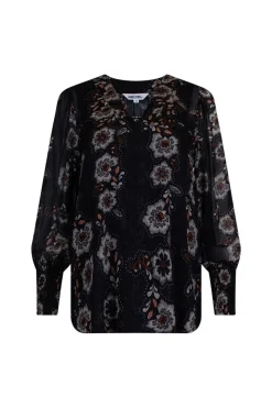 Loobie's Story Theodora Blouse | Black Multi