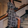 Loobie's Story Theodora Dress | Black Multi