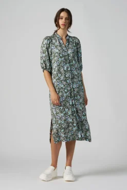 Madly Sweetly Pick A Path Dress | Khaki Multi