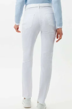 Mary 5 Pocket Jean | White