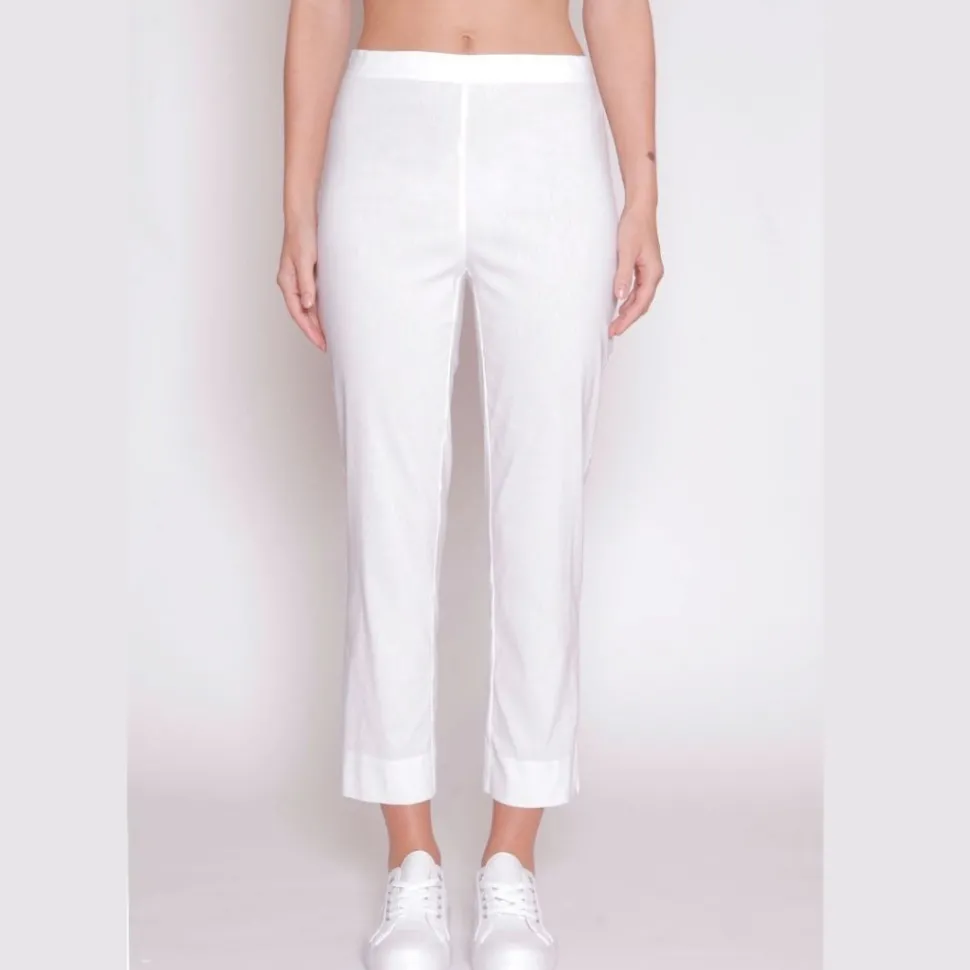 MEL Pants | 3/4 Villa Pant | White