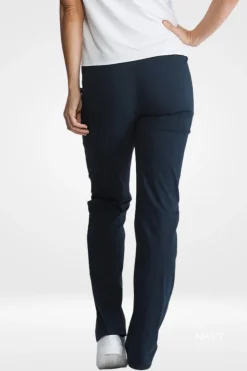 Mela Purdie | Straight Pant Microprene | Navy