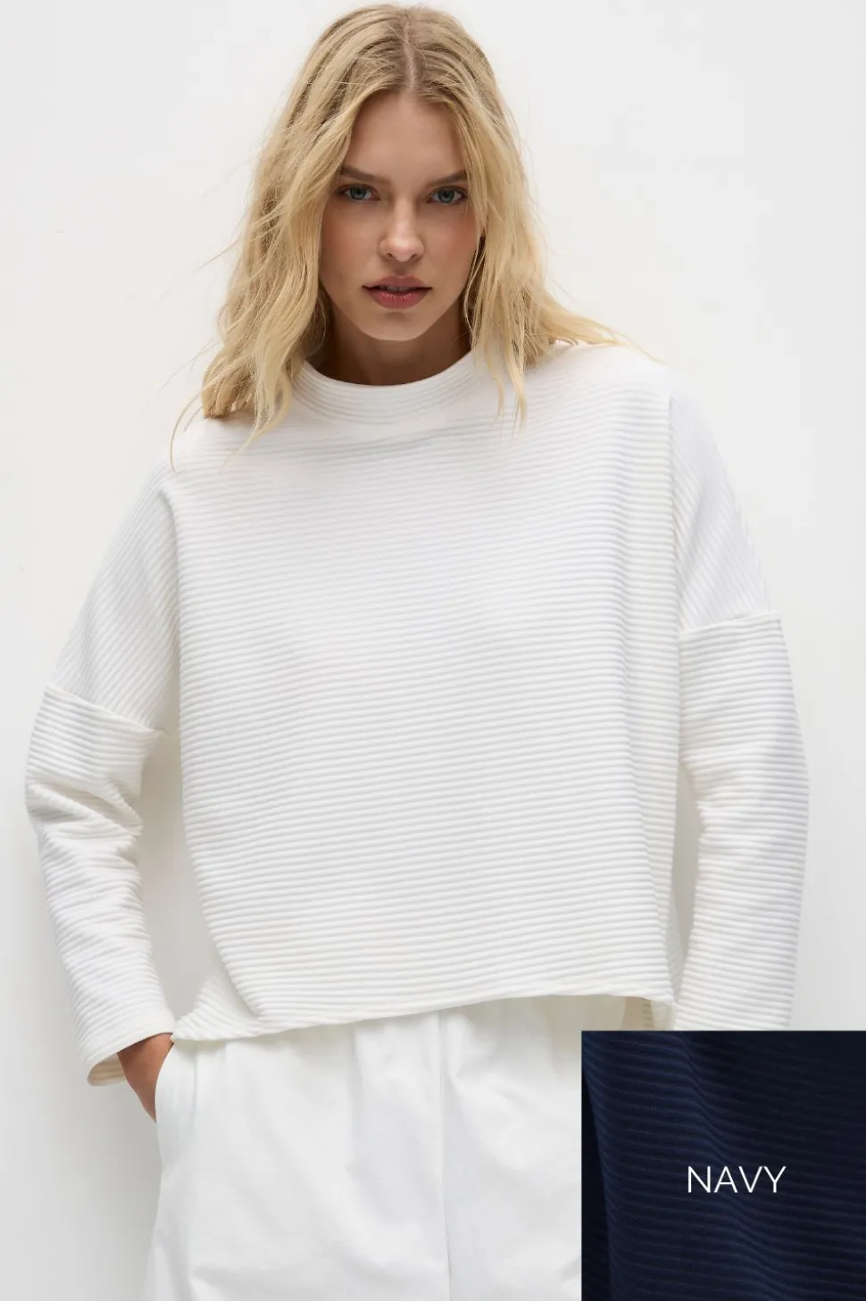 Mela Purdie Arc Sweater | Navy