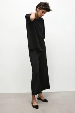 Mela Purdie Crop Palazzo | Black