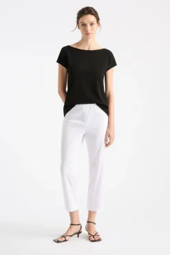 Mela Purdie Cropped Pant | White