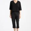 Mela Purdie Cropped Zip Cargo | Black