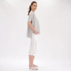 Mela Purdie Cropped Zip Cargo | White | F65 1386