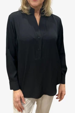 Mela Purdie Flute Blouse | Black