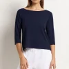 Mela Purdie Relaxed Boat Neck | Navy