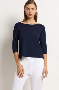 Mela Purdie Relaxed Boat Neck | Navy