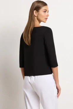 Mela Purdie Relaxed Boat Neck | Black