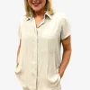 Mela Purdie Short Sleeve Single Pocket Shirt | Doe