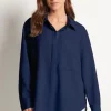 Mela Purdie Single Pocket Shirt | Navy