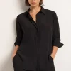 Mela Purdie Single Pocket Shirt | Black